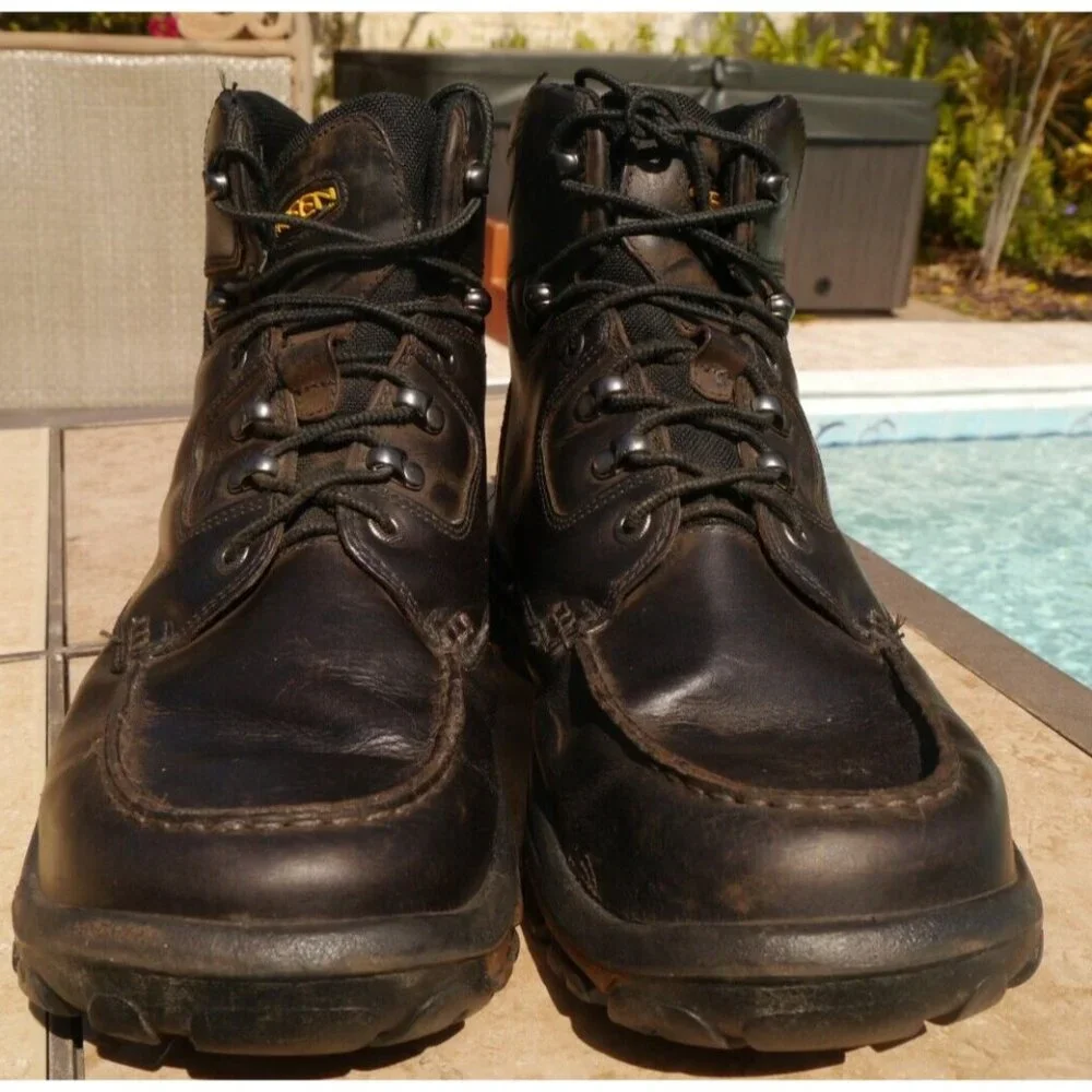 KEEN Men's Nopo Waterproof Slate Black Boot Size 12 USA Made